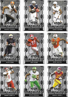 2018 LEAF NFL DRAFT Football Series Complete Mint 99 Card Master Set with Inserts including Multiple Cards of the Top Prospects Baker Mayfield, Sam Darnold, Josh Allen and many more