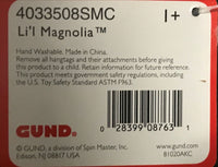 GUND Little Magnolia Easter Bunny 13 Inch Plush Rabbit Pink Flower Paw Pads