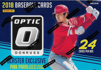 2018 Donruss OPTIC Baseball Blaster Box of Packs 6 EXCLUSIVE Pink Parallel Cards