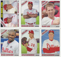 Philadelphia Phillies 2015 Topps HERITAGE Team Set with Ryne Sandberg and Chase Utley Plus