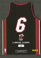 LeBron James 2012 2013 Panini Threads Team Threads Die-Cut Series Mint Card #4