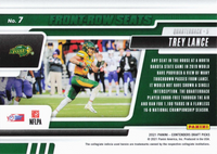 Trey Lance 2021 Panini Contenders Draft Picks Front Row Seats Series Mint ROOKIE Card #7
