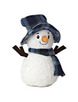 Aurora Bundled Up Snowman Plush 10" Carrot Nose Stuffed Toy with Hat