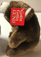 Gund Snuffles Valentines Day 3 Piece Collector Set of 5 Inch Brown, Pink and Purple Snuffles with Hearts