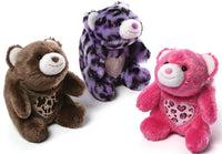 Gund Snuffles Valentines Day 3 Piece Collector Set of 5 Inch Brown, Pink and Purple Snuffles with Hearts