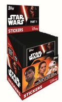 Topps Star Wars The Force Awakens 2016 Sticker Box with 250 Total Stickers