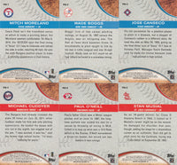 2016 Topps Pressed Into Service Complete Mint Insert Set with Ichiro Suzuki and Stan Musial plus