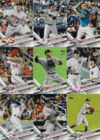 2017 Topps Traded Baseball Updates and Highlights Series Set with Aaron Judge and Cody Bellinger Rookie Cards