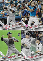2017 Topps Traded Baseball Updates and Highlights Series Set with Aaron Judge and Cody Bellinger Rookie Cards