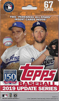 2019 Topps UPDATE Series Baseball Factory Sealed 8 Box Hanger Case