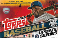 2016 Topps Traded Update Baseball Series Blaster Box Exclusive Home Run Medallion