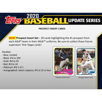 2020 Topps Baseball UPDATE Series Retail Box of 24 Packs