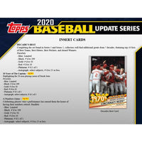 2020 Topps Baseball UPDATE Series Retail Box of 24 Packs