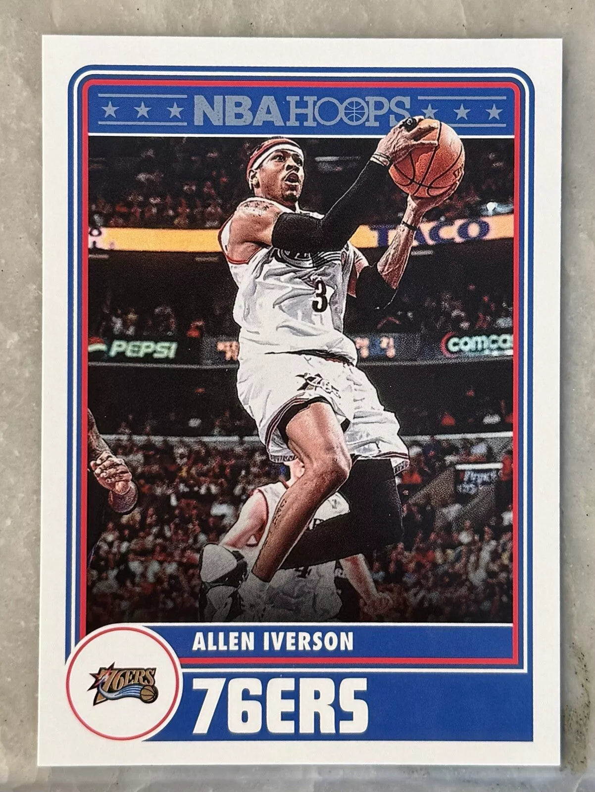 Allen Iverson 2023 2024 Panini NBA Hoops Tribute Series Mint Card  