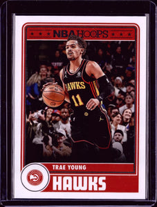 Trae Young 2023 2024 Panini NBA Hoops Tribute Series Mint Card #288