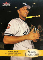 2000 Fleer Tradition Baseball Factory Sealed Update Series Set with Stars, Hall of Famers and Season Highlights Cards
