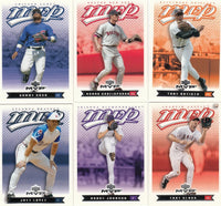 2003 Upper Deck MVP Baseball Series Complete Mint Set Loaded with Stars and Hall of Famers including Derek Jeter, Greg Maddux and Ken Griffey Jr Plus

