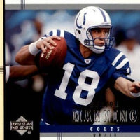 2004 Upper Deck LEGENDS Football Series Complete Mint Basic 90 Card Veteran Players Set Loaded with Stars and Hall of Famers including Tom Brady, Brett Favre and Peyton Manning Plus