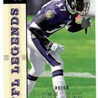 2004 Upper Deck LEGENDS Football Series Complete Mint Basic 90 Card Veteran Players Set Loaded with Stars and Hall of Famers including Tom Brady, Brett Favre and Peyton Manning Plus
