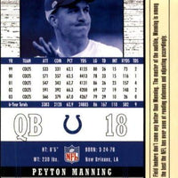 2004 Upper Deck LEGENDS Football Series Complete Mint Basic 90 Card Veteran Players Set Loaded with Stars and Hall of Famers including Tom Brady, Brett Favre and Peyton Manning Plus