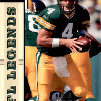 2004 Upper Deck LEGENDS Football Series Complete Mint Basic 90 Card Veteran Players Set Loaded with Stars and Hall of Famers including Tom Brady, Brett Favre and Peyton Manning Plus