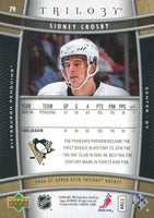2006 2007 Upper Deck Trilogy Hockey Series Complete Mint Basic 100 Card Set featuring Sidney Crosby and Alexander Ovechkin 2nd Year Cards Plus
