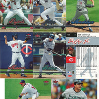 2006 Fleer Ultra Baseball MASTER Series Complete 290 Card Set 6 Different Insert Sets Plus Base LOADED with Stars and Hall of Famers including Derek Jeter, Greg Maddux, Cal Ripken Jr, Albert Pujols and Others