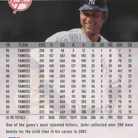 2008 Upper Deck Complete Mint Series #1 400 Card Set Loaded with Stars and Hall of Famers including Derek Jeter, Ken Griffey Jr. and Greg Maddux Plus