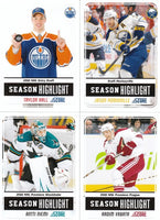 2011 2012 Score Hockey Series Complete Mint 546 Card Set Featuring 46 Hot Rookies Cards Plus Stars and Hall of Famers Sidney Crosby, Alexander Ovechkin and Martin Brodeur Plus
