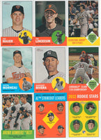 2012 Topps Heritage Baseball Complete Mint Basic 425 card set with Mike Trout First Heritage Card #207
