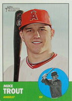 2012 Topps Heritage Baseball Complete Mint Basic 425 card set with Mike Trout First Heritage Card #207
