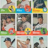 2012 Topps Heritage Baseball Complete Mint Basic 425 card set with Mike Trout First Heritage Card #207