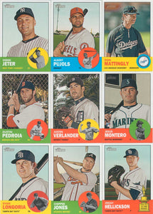 2012 Topps Heritage Baseball Complete Mint Basic 425 card set with Mike Trout First Heritage Card #207