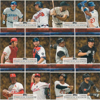 2012 Topps Timeless Talents Series Complete Mint Insert Set with Jeter, Ripken, Ryan++