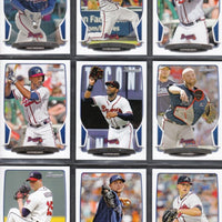 Atlanta Braves 2013 Bowman Complete Mint 11 Card Team Set