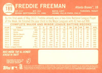 Freddie Freeman 2013 Topps Heritage Series Mint Card #189
