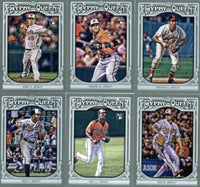 Baltimore Orioles 2013 Topps GYPSY QUEEN Team Set with Cal Ripken and Manny Machado Rookie Card Plus
