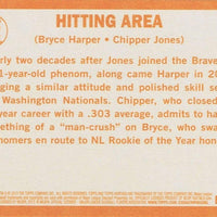 Bryce Harper 2013 Topps Heritage Series Mint Card #162 with Chipper Jones