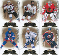 2014 2015 Fleer Showcase Hockey Complete Mint 100 Card Set Loaded with Stars and Hall of Famers including Wayne Gretzky, Sidney Crosby, Bobby Hull and Alexander Ovechkin Plus
