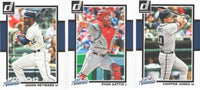 Atlanta Braves 2014 Donruss  Complete Mint 9 Card Team Set with Chipper Jones, Evan Gattis+
