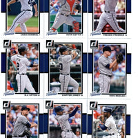 Atlanta Braves 2014 Donruss  Complete Mint 9 Card Team Set with Chipper Jones, Evan Gattis+