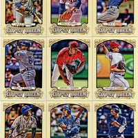 Texas Rangers 2014 Topps GYPSY QUEEN Series Basic 12 Card Team Set with Nolan Ryan,  Beltre, Darvish+