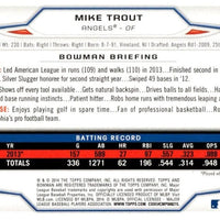 Mike Trout 2014 Bowman Series Mint Card #168