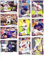 Minnesota Twins 2014 Topps Complete Series One and Two Regular Issue 18 card Team Set with Joe Mauer, Josh Willingham+
