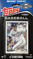 Milwaukee Brewers 2014 Topps Factory Sealed 17 Card Team Set Featuring Ryan Braun, Carlos Gomez and Khris Davis Plus
