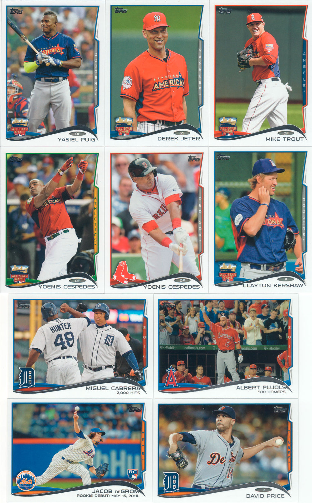 2014 Topps Traded Baseball Updates and Highlights Series Set Loaded with Stars and Rookies!