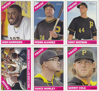 Pittsburgh Pirates 2015 Topps HERITAGE Series Complete Basic 15 Card Team Set with Andrew McCutchen+
