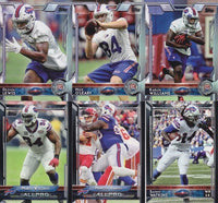 Bills 2015 Topps Football Complete 18 Card Team Set Featuring 3 Lesean McCoy Cards Including Fantasy Studs with Rookies Plus
