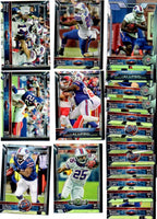 Bills 2015 Topps Football Complete 18 Card Team Set Featuring 3 Lesean McCoy Cards Including Fantasy Studs with Rookies Plus
