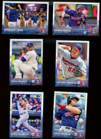 Minnesota Twins 2015 Topps Complete Series One and Two Regular Issue 24 card Team Set with Joe Mauer, Torii Hunter+
